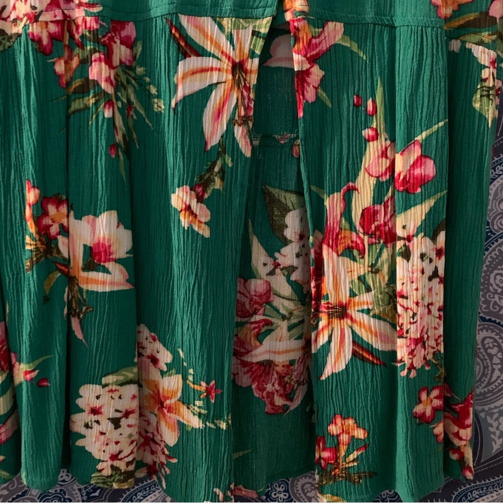 Almost Vintage floral tropical skirt by Express.